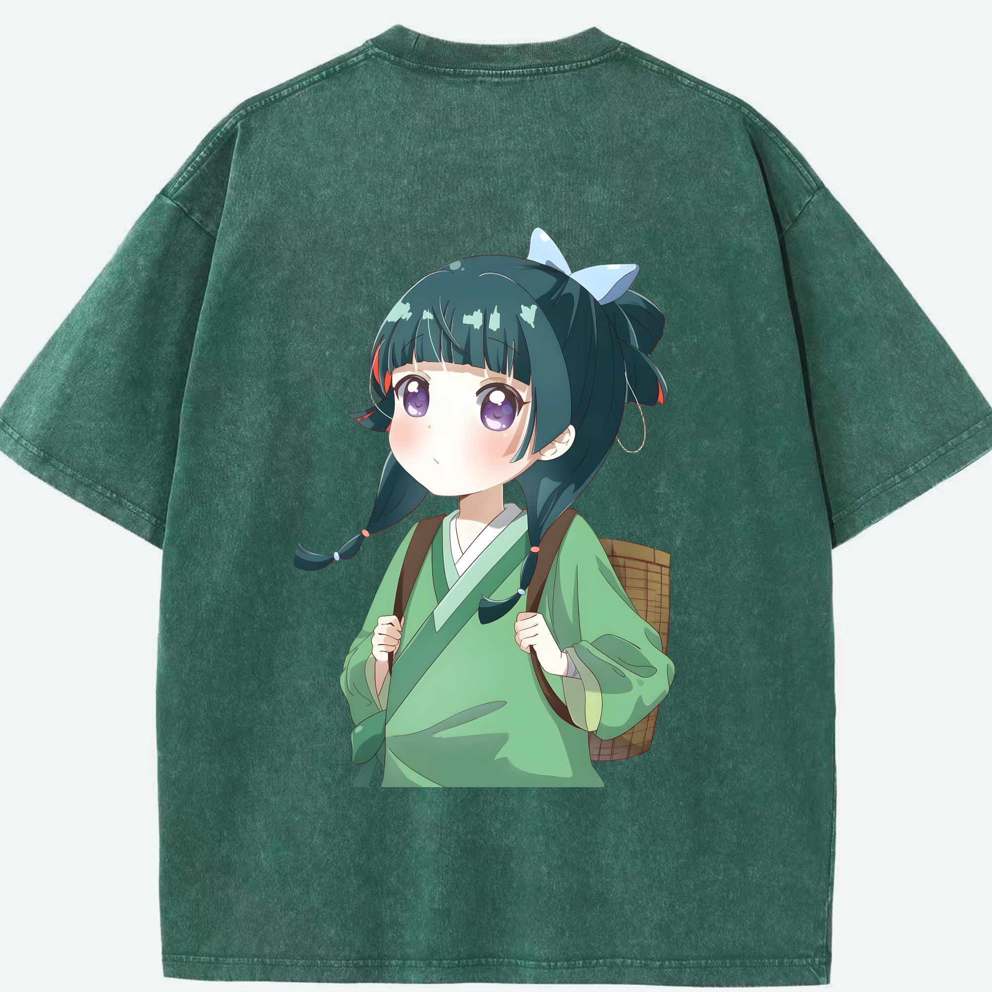 （画像用） 薬屋のひとりごと The Apothecary Diaries 綿100% ヴィンテージ風 半袖Tシャツ（背面プリント）